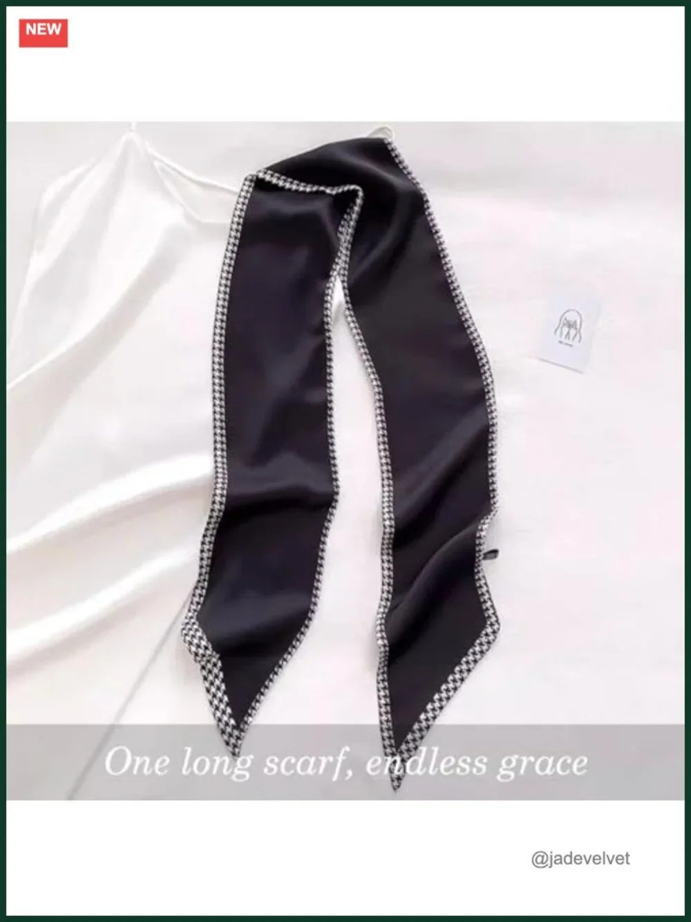 Fashion Scarf for Women Multi-Use Head Scarf Silk Feel Lightweight XL